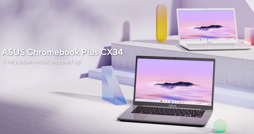 ASUS Chromebook Plus CX34 with 14″ FHD display, military-grade durability, up to 12th Gen Intel Core i7 processor announced