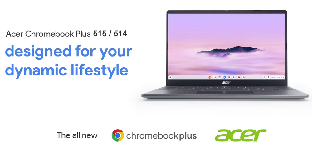 Acer Chromebook Plus 515 and Plus 514 laptops announced