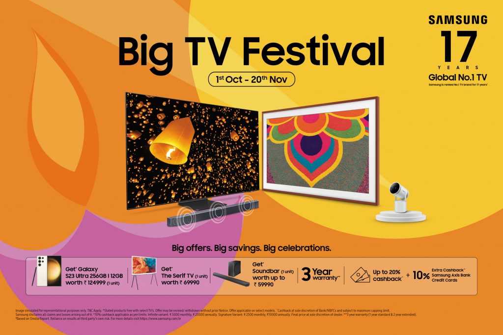 Samsung Big TV Festival: Deals on TVs for the festive season