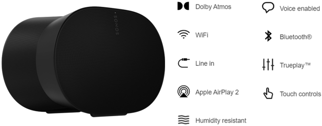 Buy SONOS Era 100 Bluetooth and Wi-Fi Speaker, Black at Reliance Digital