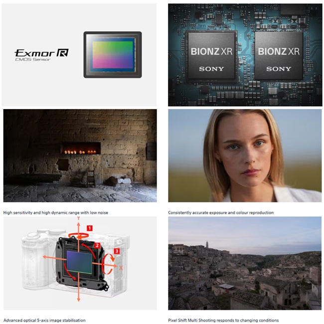 Sony Alpha 7C II and Alpha 7CR full-frame interchangeable lens