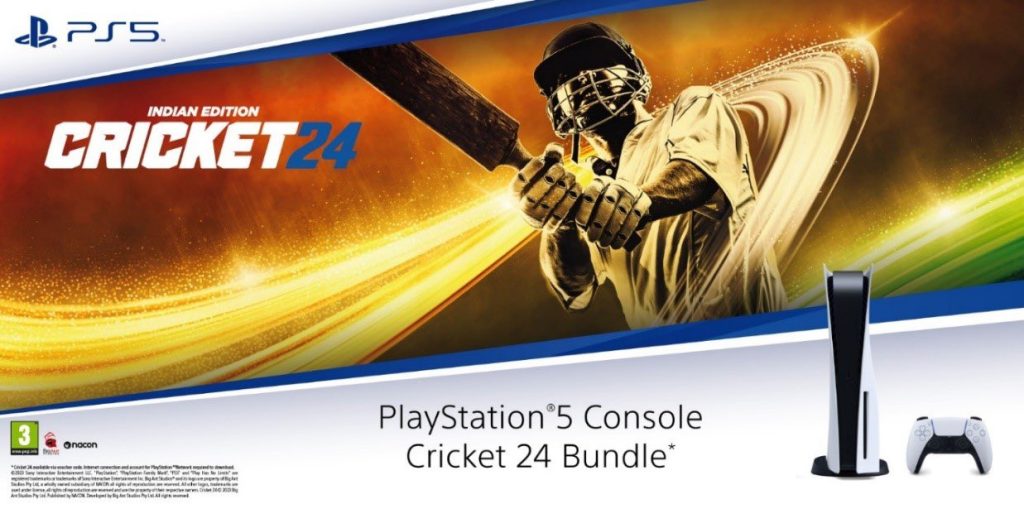 Sony PlayStation 5 Cricket 24 bundle launched at an introductory price of Rs. 47990