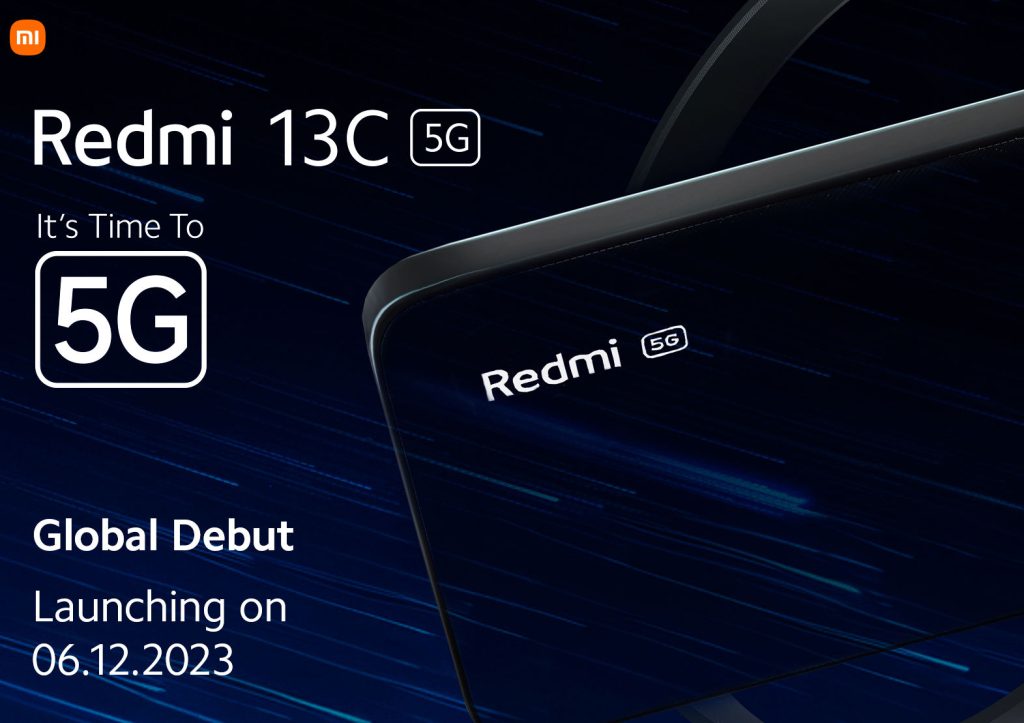 Redmi 13C 5G to launch in India on December 6