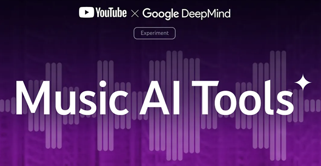 صورة لشعار "Music AI" المدعوم من "Google DeepMind" – المصدر: موقع (fonearena).