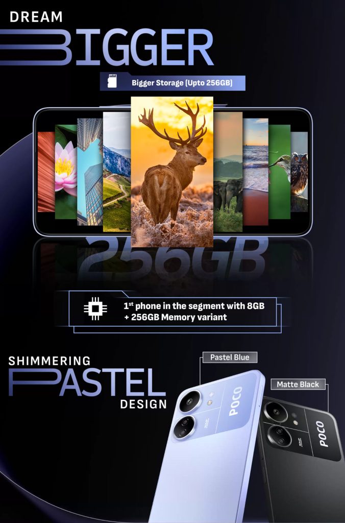 Xiaomi Poco C65 8GB 256GB Dual Sim Black