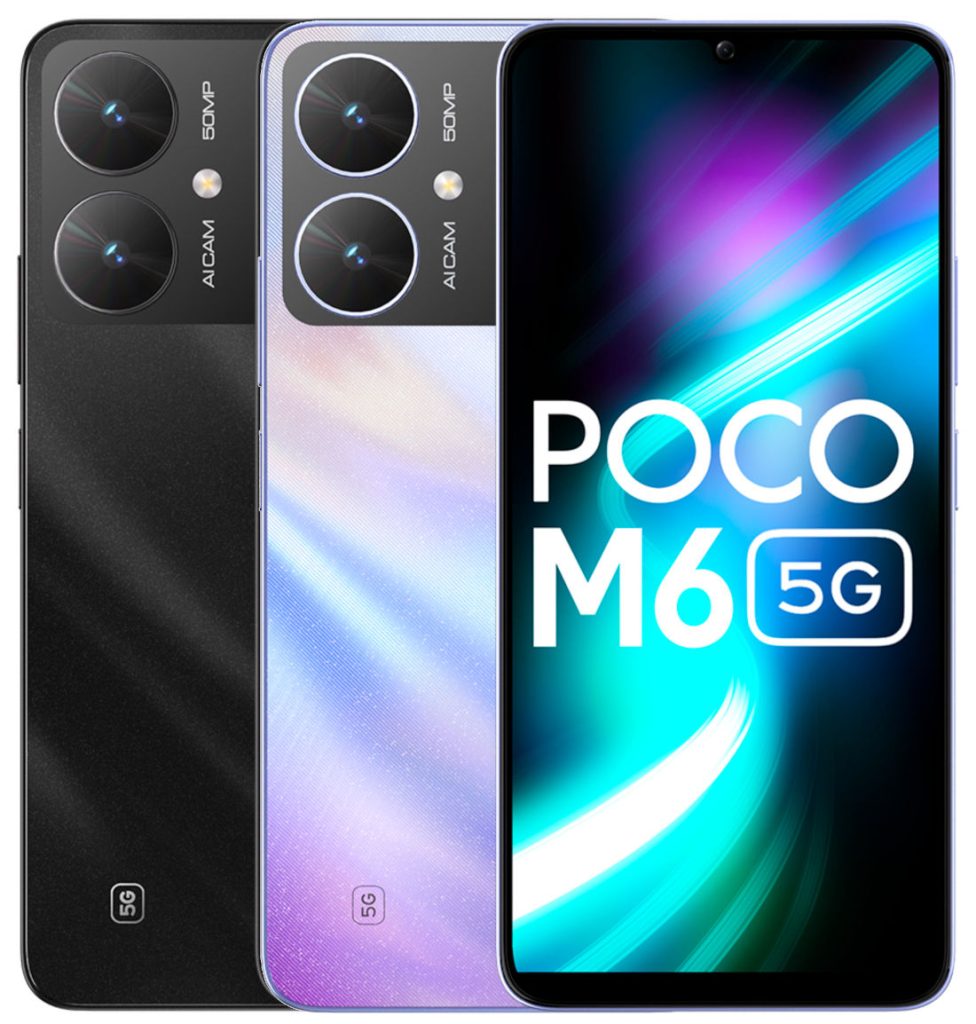 POCO M6 5G with 6.74″ 90Hz display, Dimensity 6100+, up to 8GB RAM launched in India starting at Rs. 10499