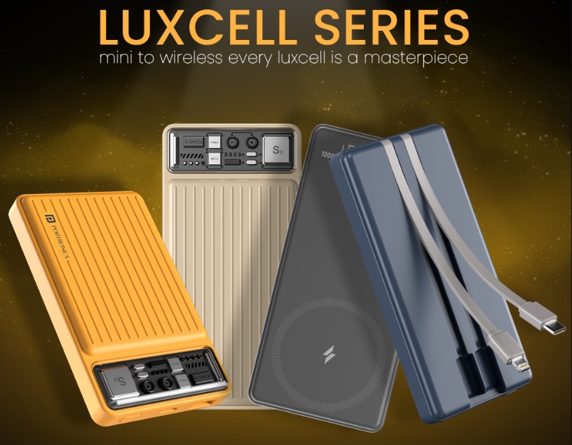 Portronics Luxcell Series power banks with fast charging launched