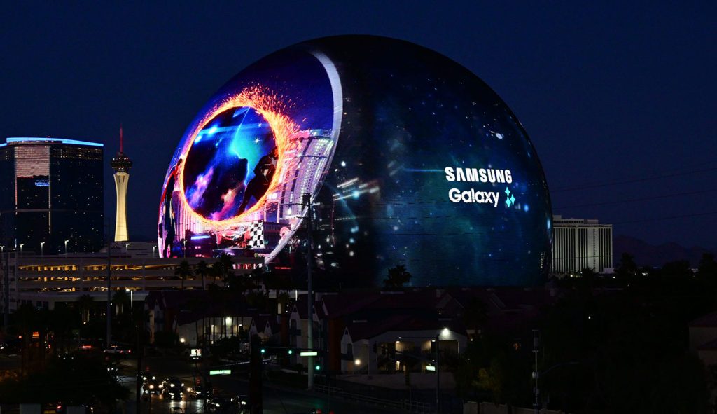 Galaxy AI on S24: Samsung and Doctor Strange take over Vegas Skyline