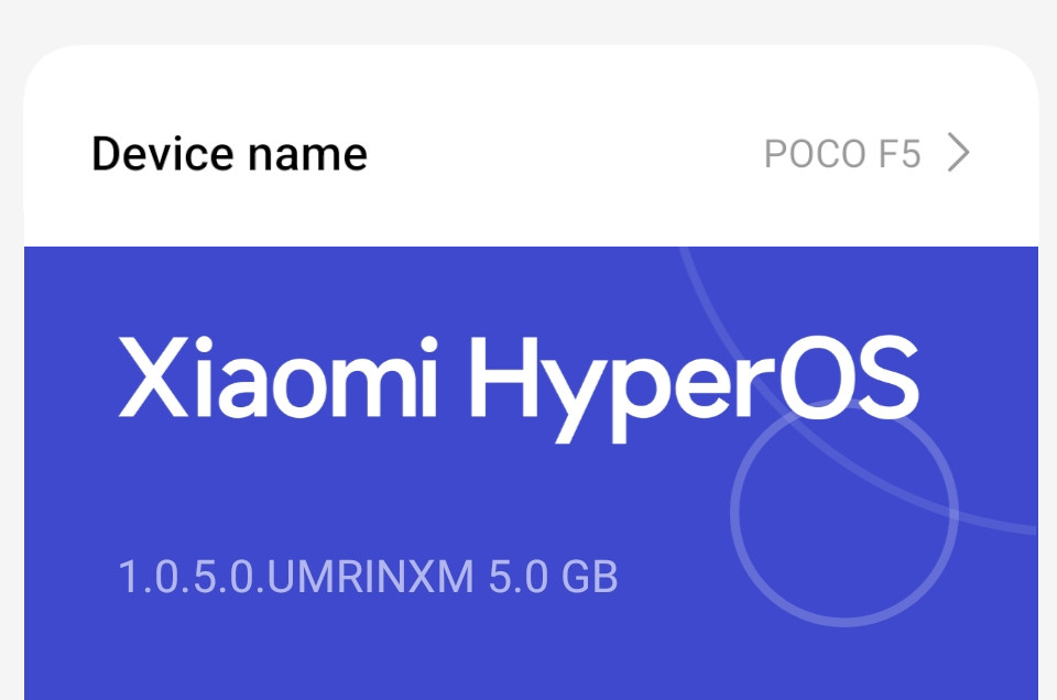 POCO F5 HyperOS update rolling out widely in India