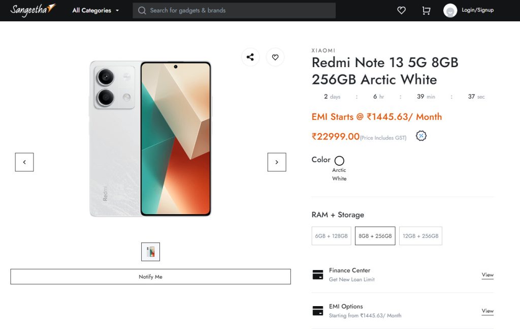 Xiaomi Redmi Note 13 5G for Companies