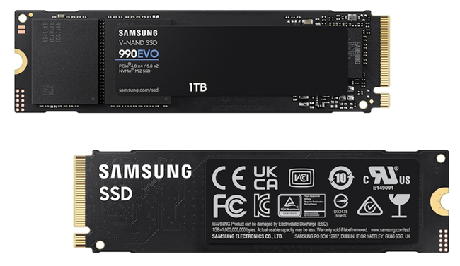 Samsung Announces SSD 990 EVO Power Efficient Solid State Drives