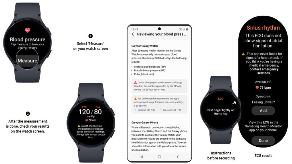 Samsung galaxy watch active my bp lab on sale