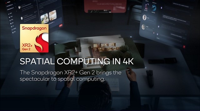 Qualcomm Snapdragon XR2+ Gen 2 spatial computing platform with 4.3K 90fps support announced