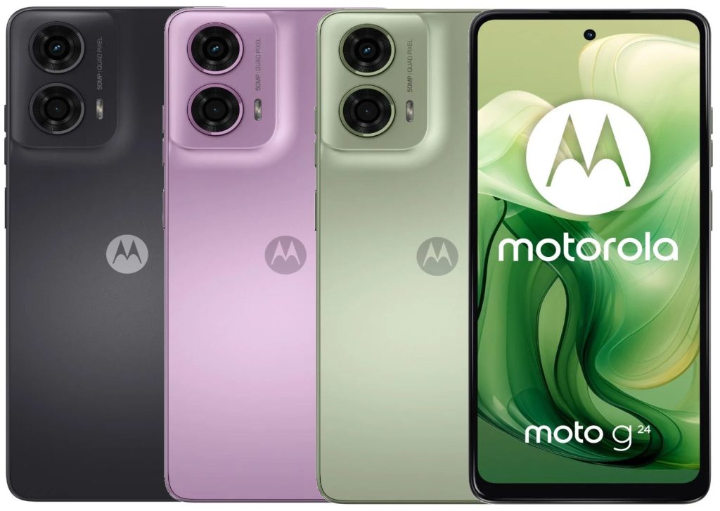 moto g04 and moto g24 with 6.6″ 90Hz display, 5000mAh battery announced
