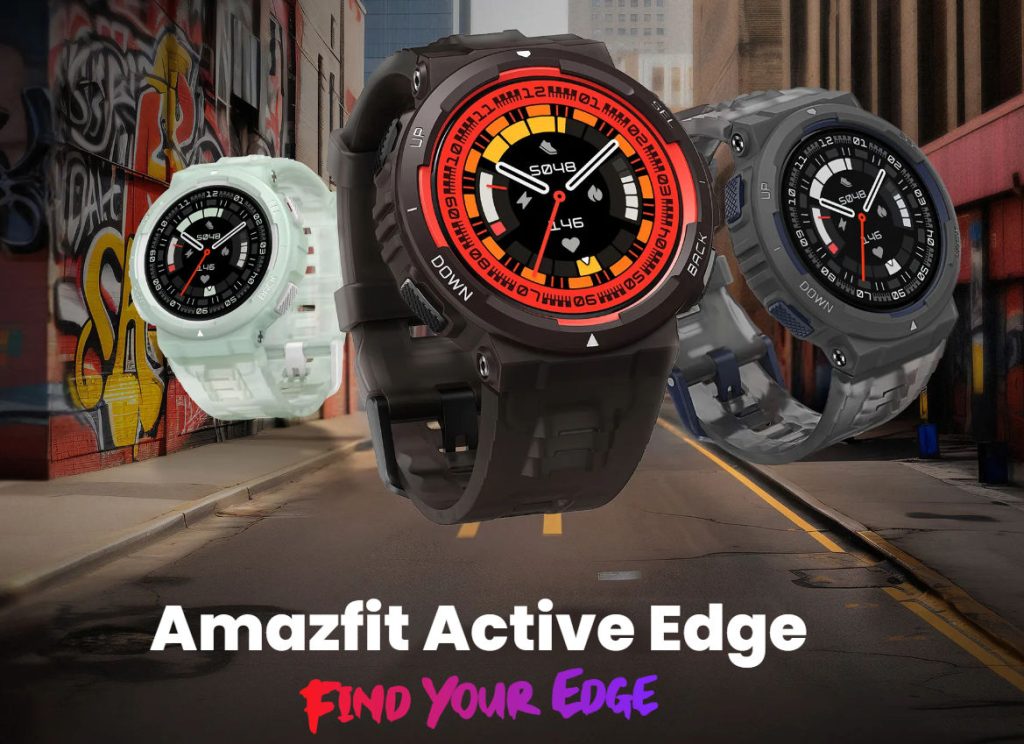 Amazfit Active Edge rugged smartwatch with GPS, up to 16 days battery life launched in India for Rs. 12999
