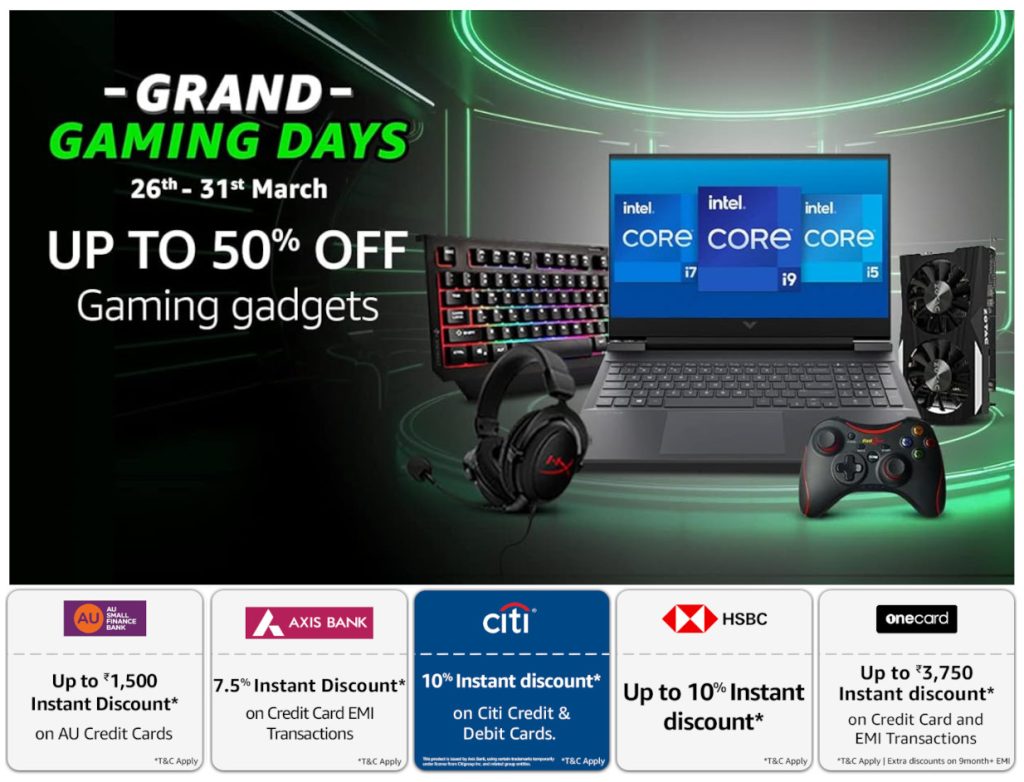 Amazon Grand Gaming Days Sale: Top deals on gaming gadgets