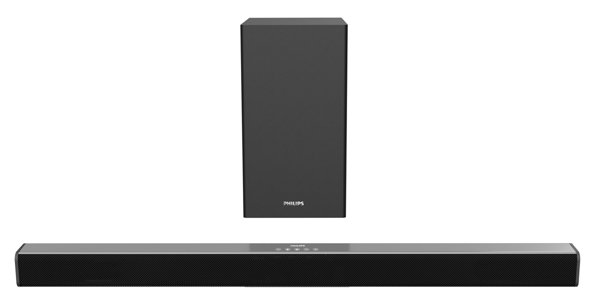 Philips TAB4228 2.1CH 160W soundbar with wired subwoofer launched
