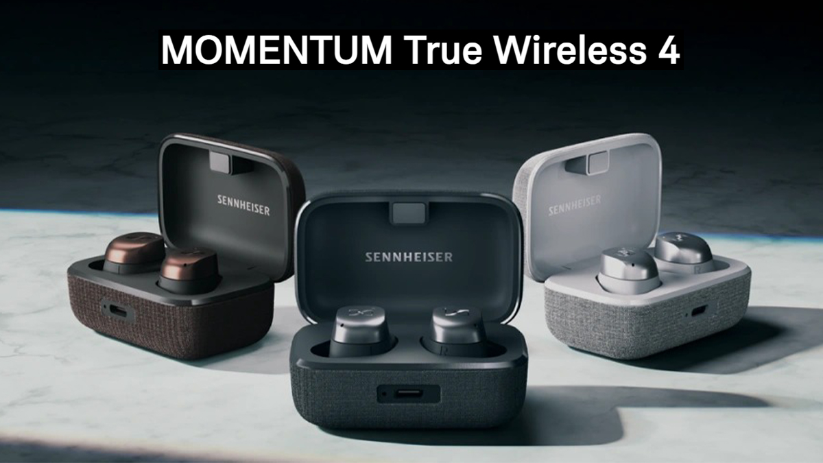 Sennheiser MOMENTUM True Wireless 4 with ANC, aptX Lossless