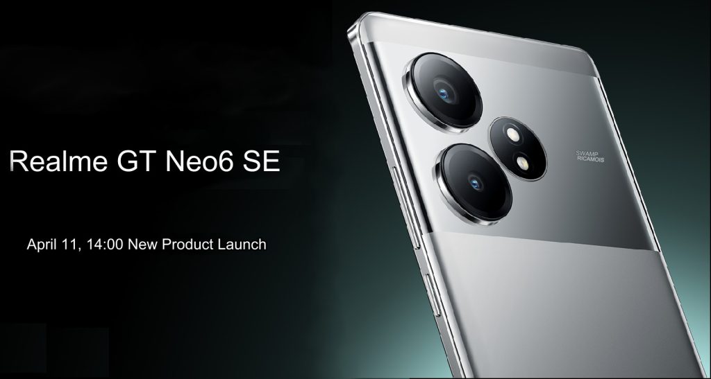 realme GT Neo6 SE is coming on April 11: 1.5K 1.5K 120Hz LTPO OLED screen, Snapdragon 7+ Gen 3, up to 16GB RAM