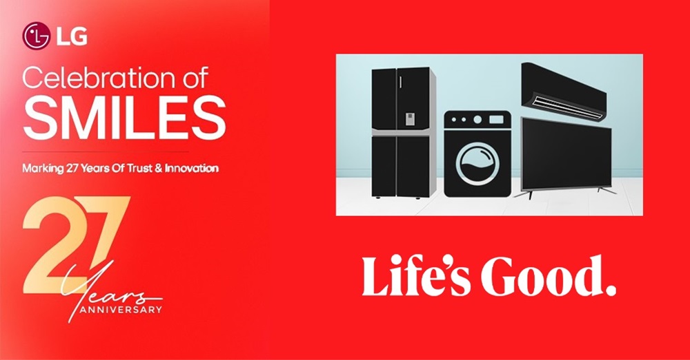 LG India celebrates 27 years with ‘Life’s Good Offer’ on home appliances