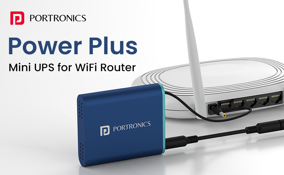Portronics ‘Power Plus’ mini UPS for WiFi routers launched