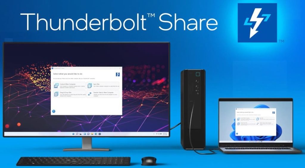 Intel unveils ‘Thunderbolt Share’ for seamless PC-to-PC connectivity