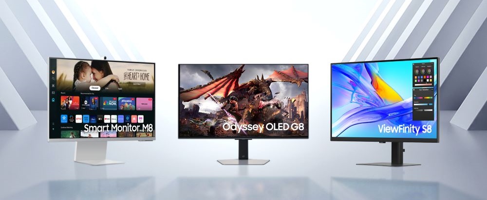 Samsung 2024 range of Odyssey OLED, Smart Monitor M8 and ViewFinity monitors announced