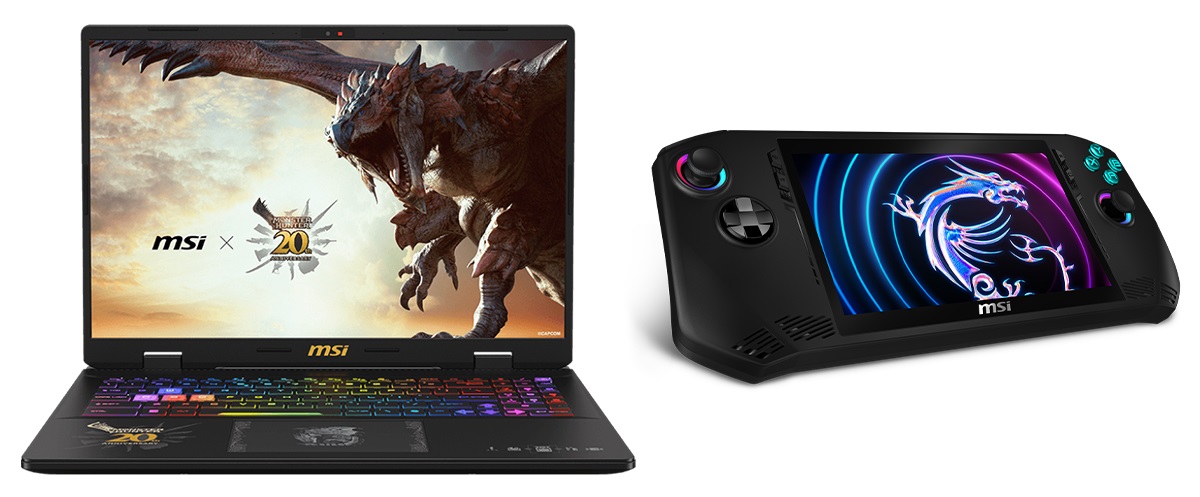 MSI Claw and MSI Crosshair 16 HX Monster Hunter Edition launched