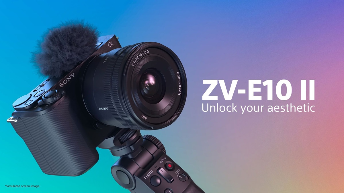 Sony ZV-E10 II vlogging camera with E PZ 16-50mm F3.5-5.6 OSS II
