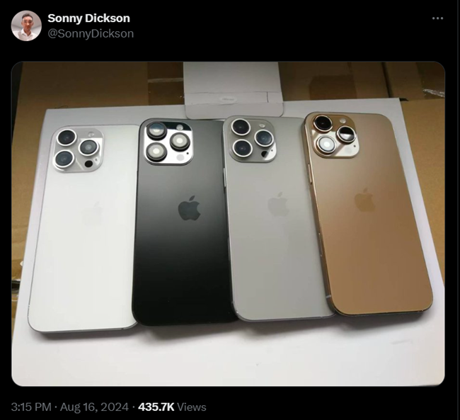 IPhone 16 Pro And Pro Max Color Options Surface