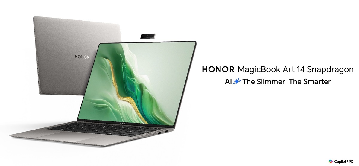 HONOR MagicBook Art 14 with Snapdragon X Elite platform and on