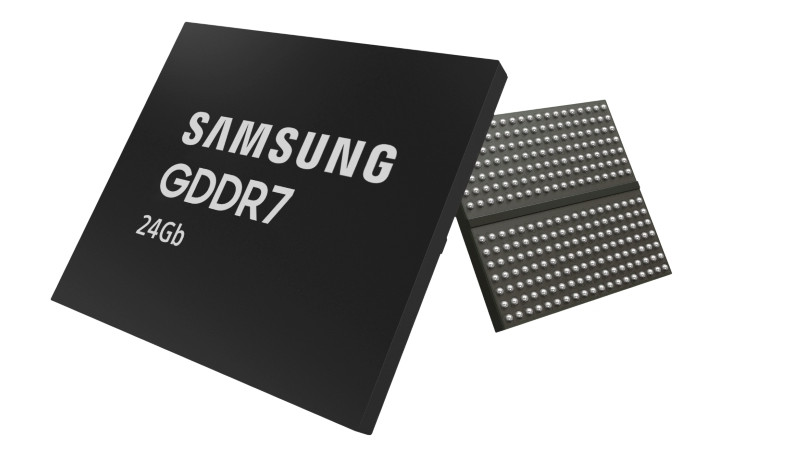 Samsung introduces industry’s first 24Gb GDDR7 DRAM