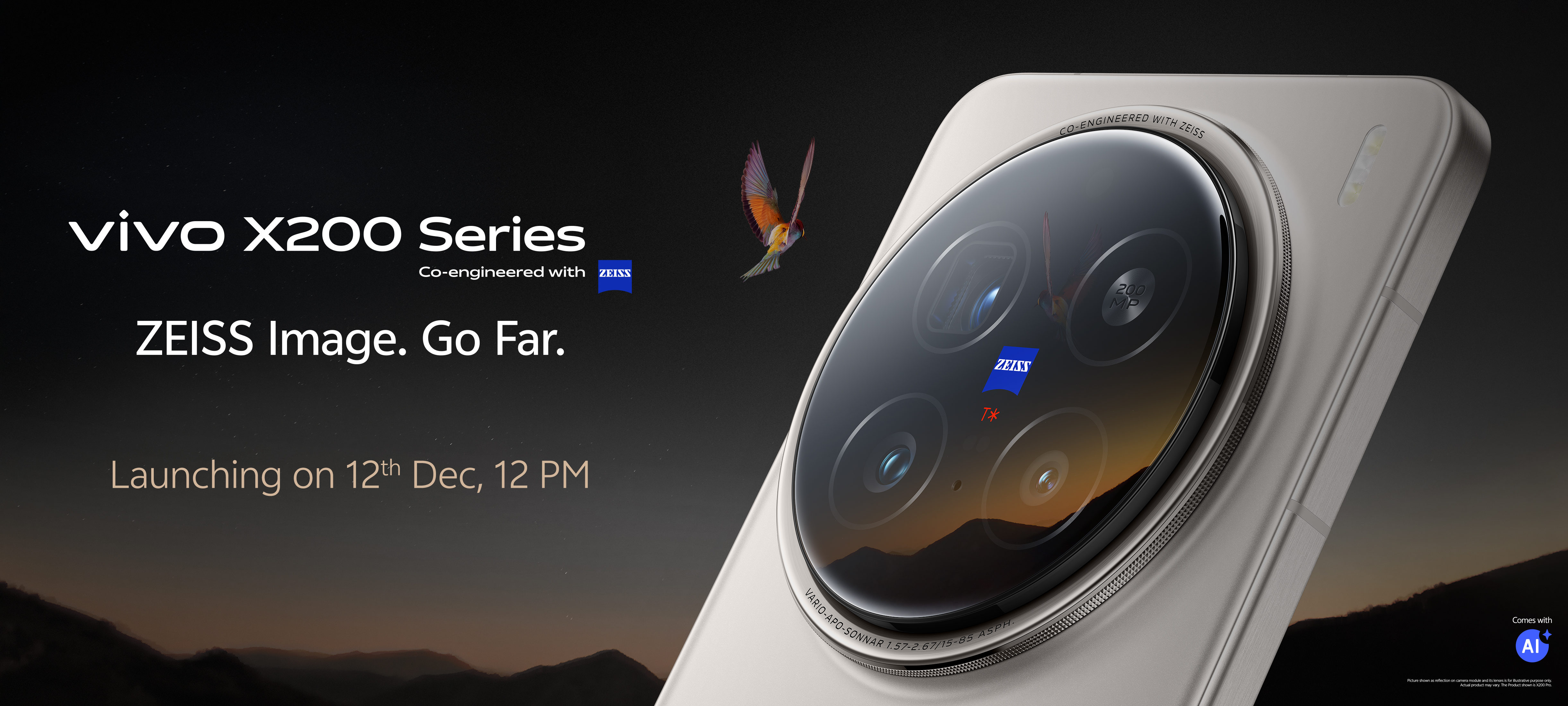 vivo X200 and X200 Pro launching in India on December 12