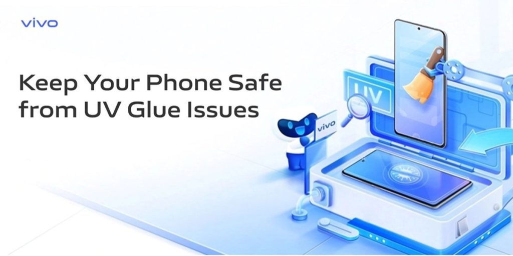 vivo India shares advisory on UV Glue screen protector risks