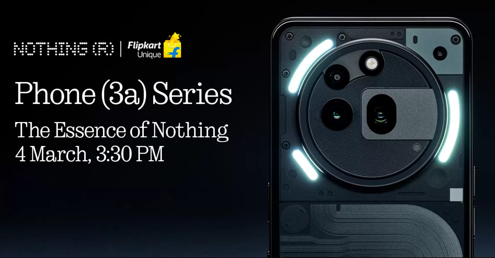 Nothing Phone (3a) series design revealed officially