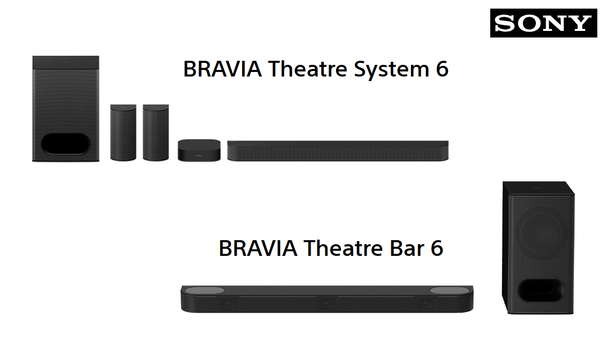 Sony BRAVIA Theatre System 6 and Theatre Bar 6 with Dolby Atmos