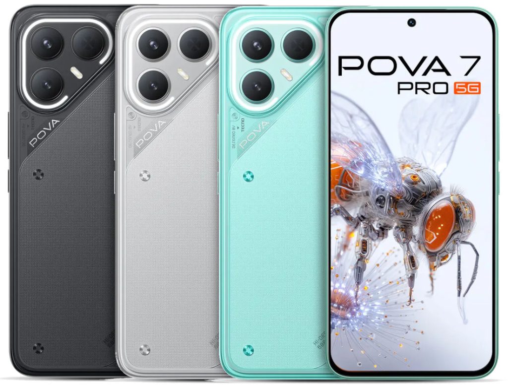 TECNO POVA 7 5G and POVA 7 Pro 5G launched in India