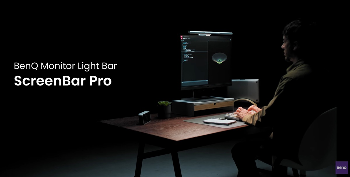 その他 BenQ ScreenBar Pro Monitor Light BenQ ScreenBar Pro Monitor Light Bar, LED Screen Lamp with Motion