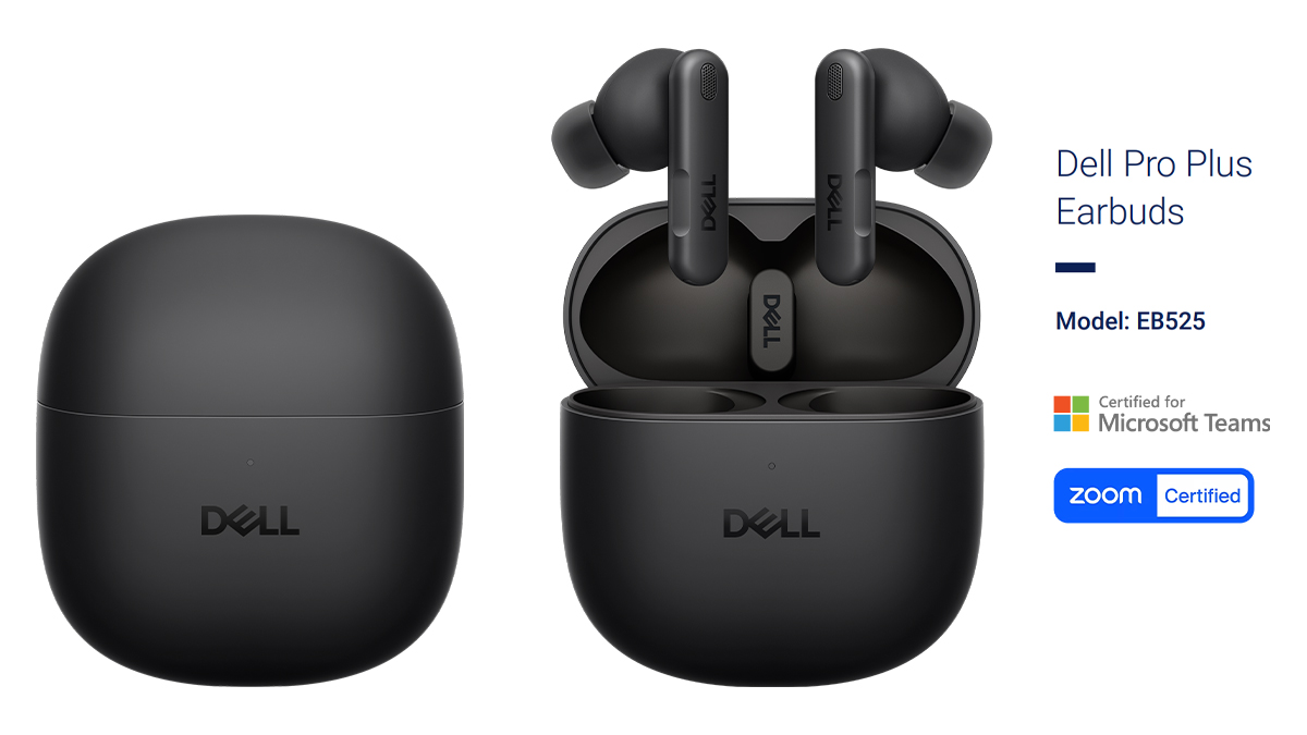 値下げ交渉可 新品 Dell Pro Plus Earbuds zoom Dell Pro Plus Earbuds with 11.6mm drivers, Adaptive ANC, Microsoft