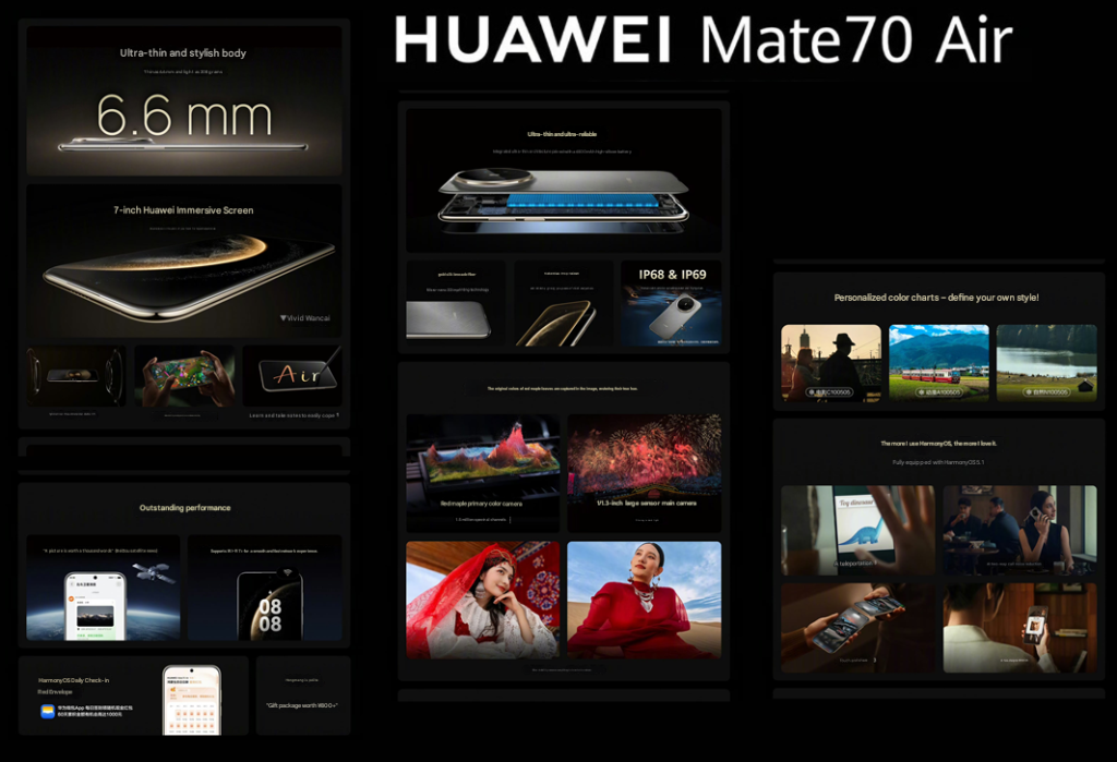 Fitur Huawei Mate 70 Air