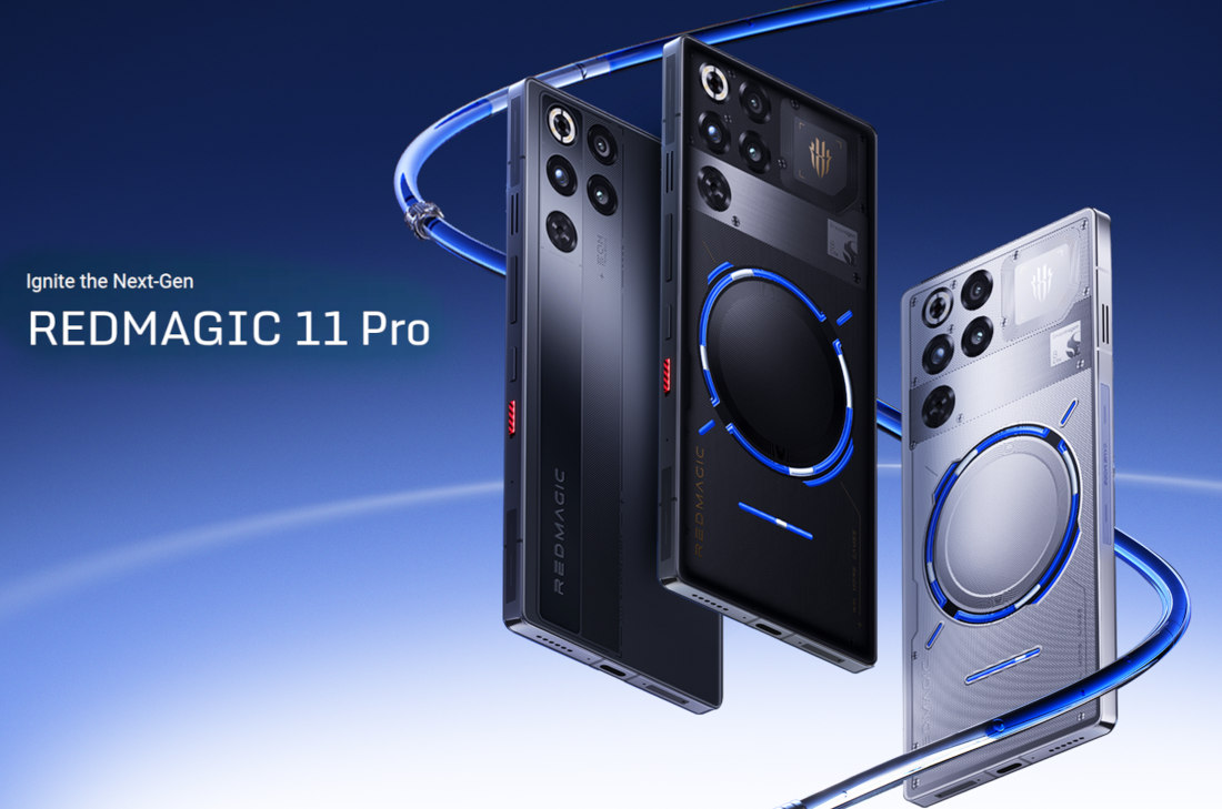 REDMAGIC 11 Pro with 6.85″ 1.5K 144Hz OLED display, Snapdragon 8