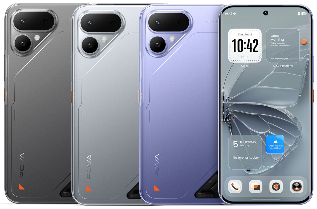 TECNO POVA Curve 2 5G with 6.78″ 1.5K 144Hz curved AMOLED display, 8000mAh battery  launched in India starting at Rs. 27,999