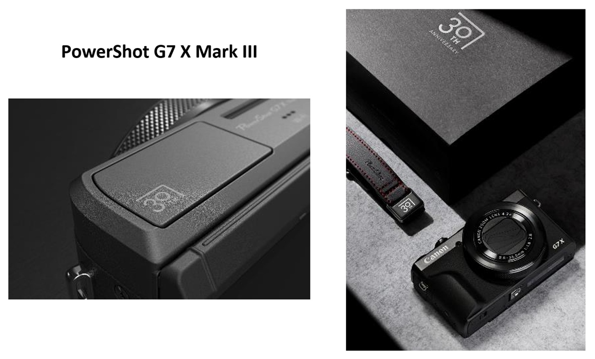 Canon PowerShot G7 X Mark III 30th anniversary edition announced