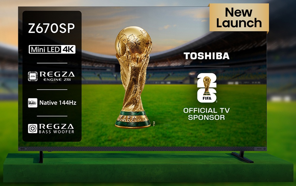 Toshiba Z670SP 55″, 65″, 75″, 85″ and 100″ 4K MiniLED TV with Dolby Vision, Dolby Atmos launched in India