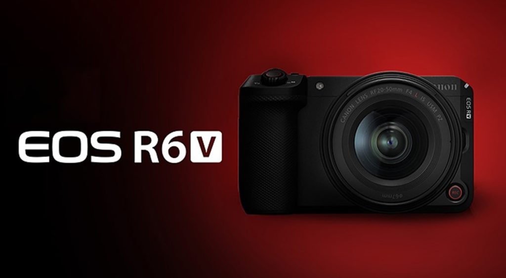 Canon EOS R6V full-frame video camera with RF 20–50mm F4L IS USM power zoom lens launched in India