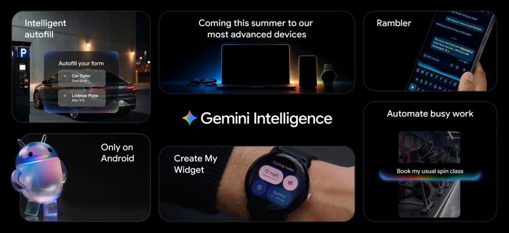 Google introduces Gemini Intelligence on Android for automation, autofill, and widgets