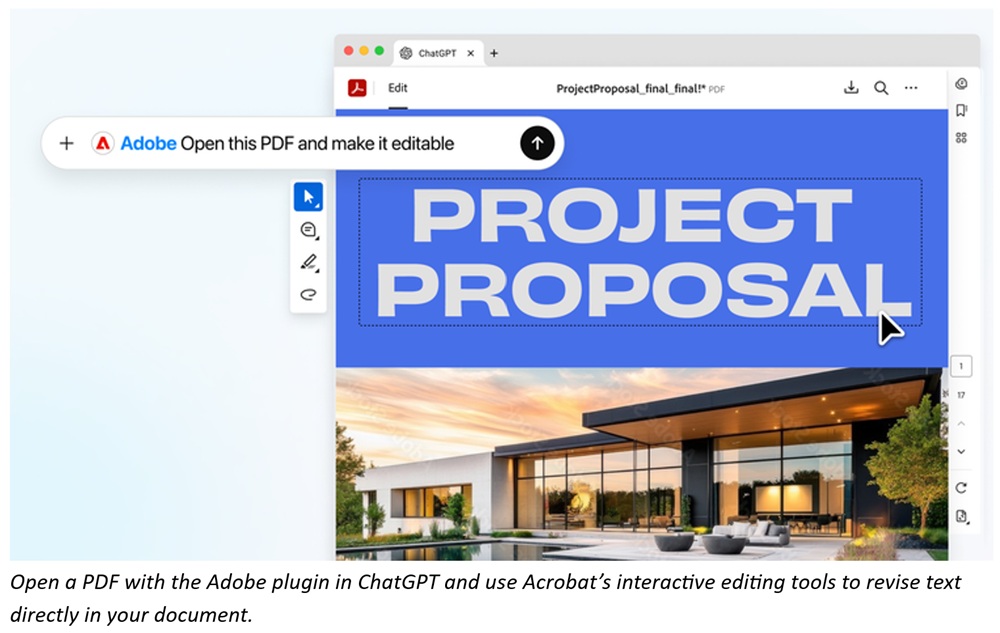 Adobe Plugin ChatGPT PDF Tools