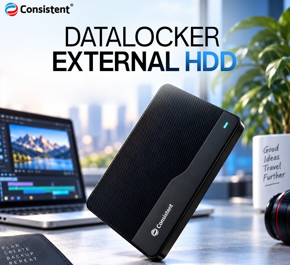 Consistent Con Datalocker External HDD