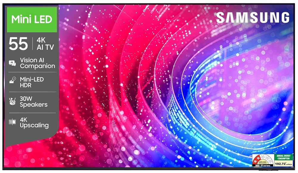 Samsung 55-inch Mini LED 4K Vision AI 2026 Smart TV