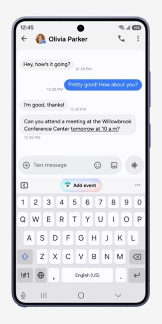 Samsung One UI 9 context-aware suggestions